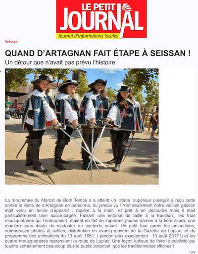 Le Petit Journal – 9.8.2017