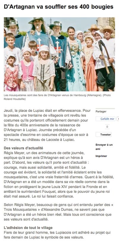 Sud Ouest – 11.8.2012