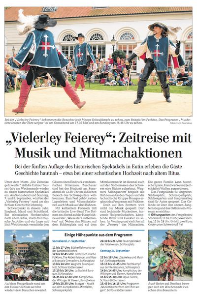Lübecker Nachrichten – 3.9.2013