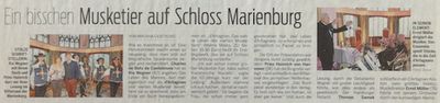 Einladung von Prinz Heinrich von Hannover, Neue Presse 5.5.2017