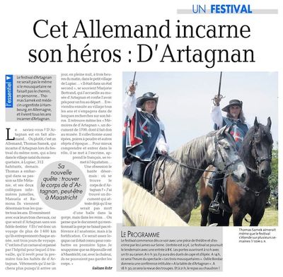 La Dépêche – 12.8.2017